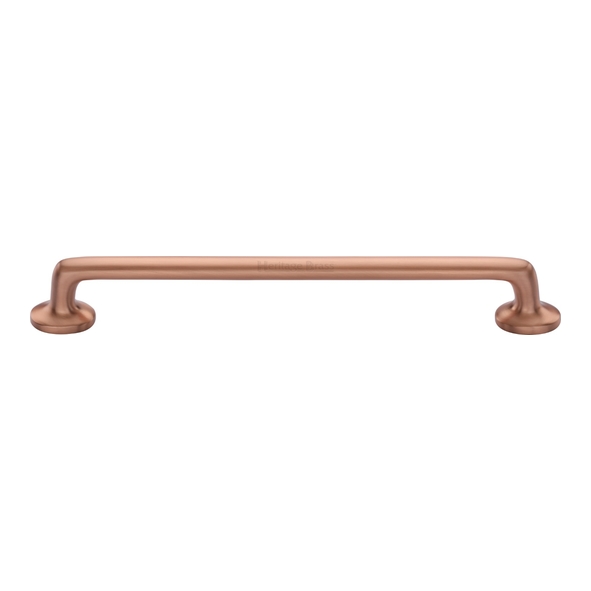 C0376 203-SRG • 203 x 232 x 32mm • Satin Rose Gold • Heritage Brass Traditional Cabinet Pull Handle